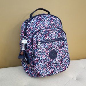 kipling floral backpack